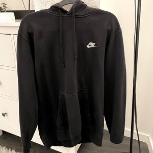 men’s Nike pullover hoodie in black